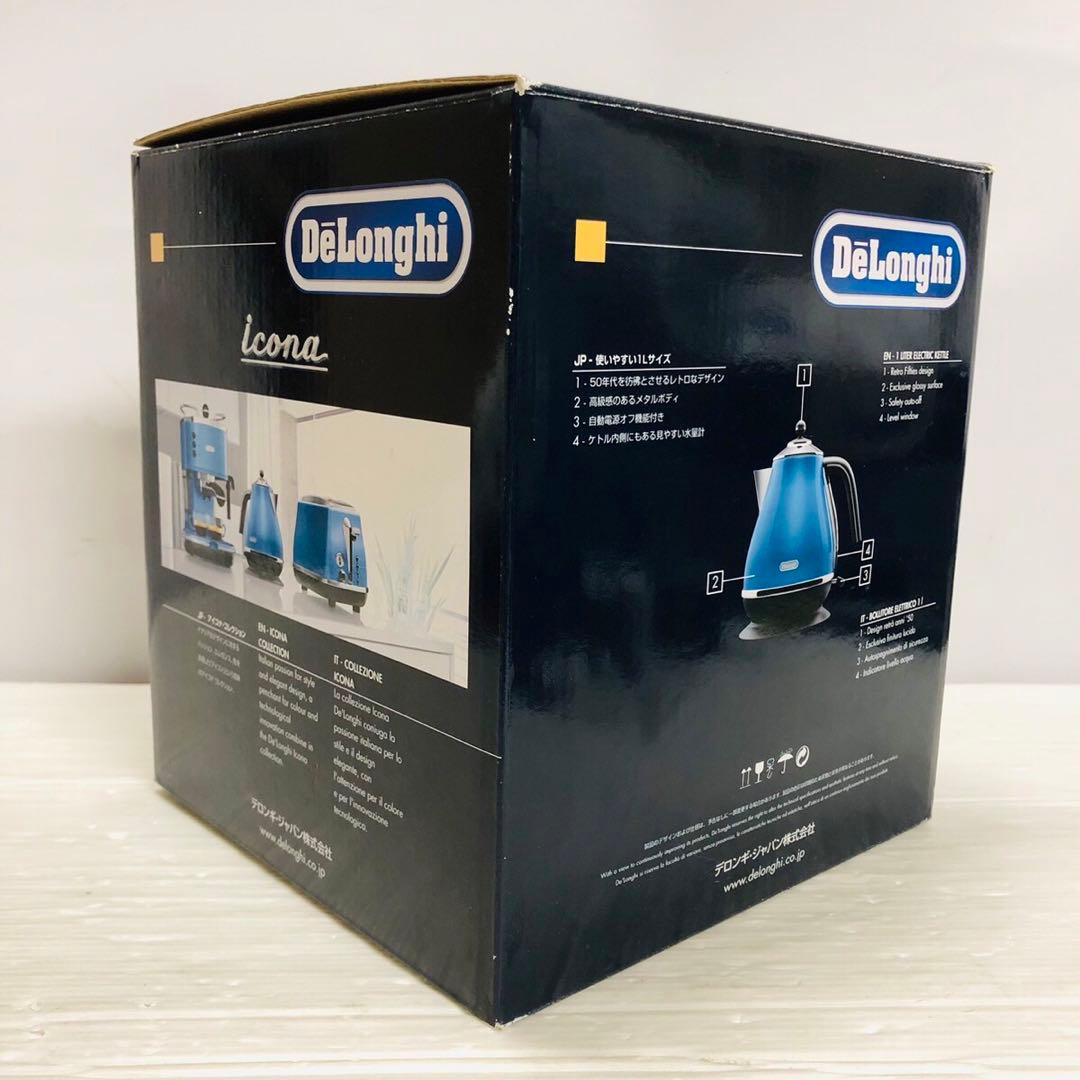 ★未使用品★極美品　DeLonghi KBO1200J-B デロンギ　ケトル