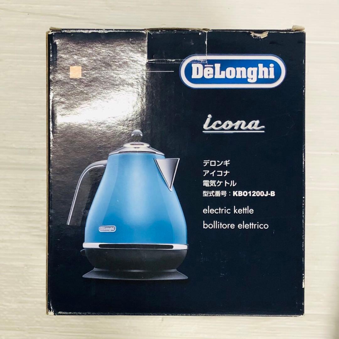 ★未使用品★極美品　DeLonghi KBO1200J-B デロンギ　ケトル