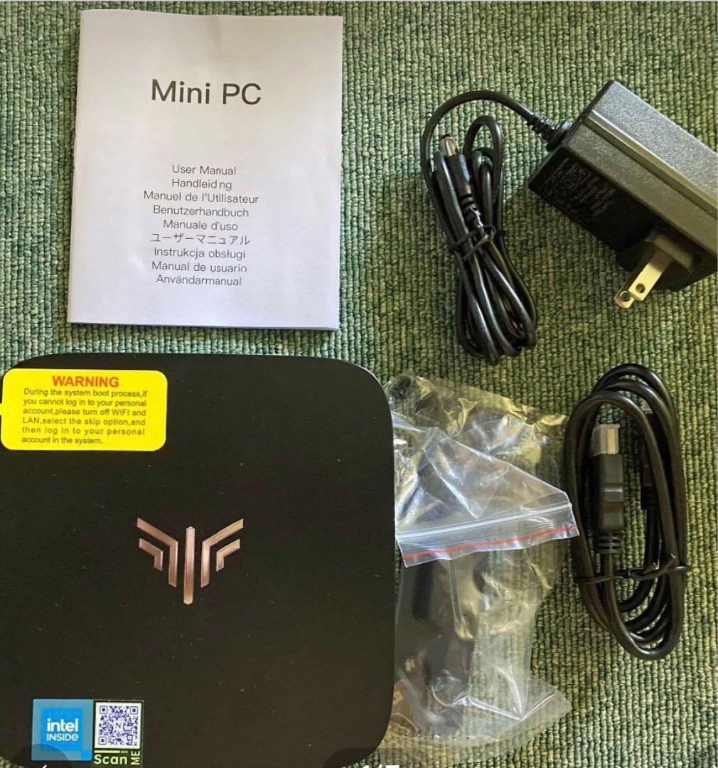 NiPoGi Mini PC AK1PLUS スリムパソコン　Intel N95