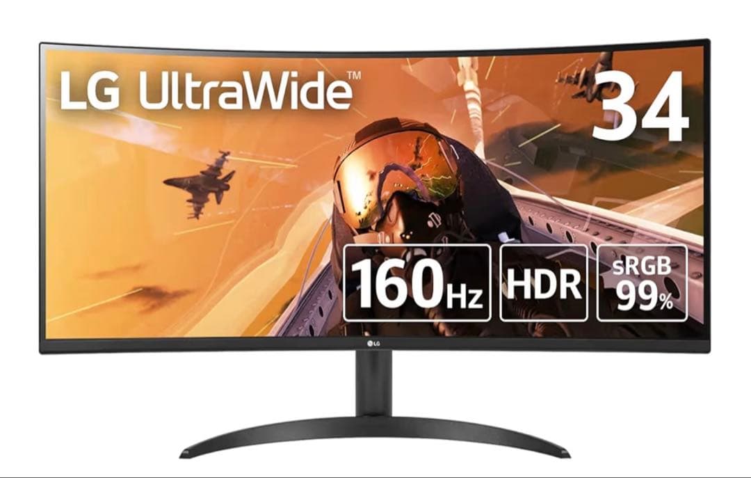 LG ゲーミング モニター UItraGear 34WP60C-B 34インチ