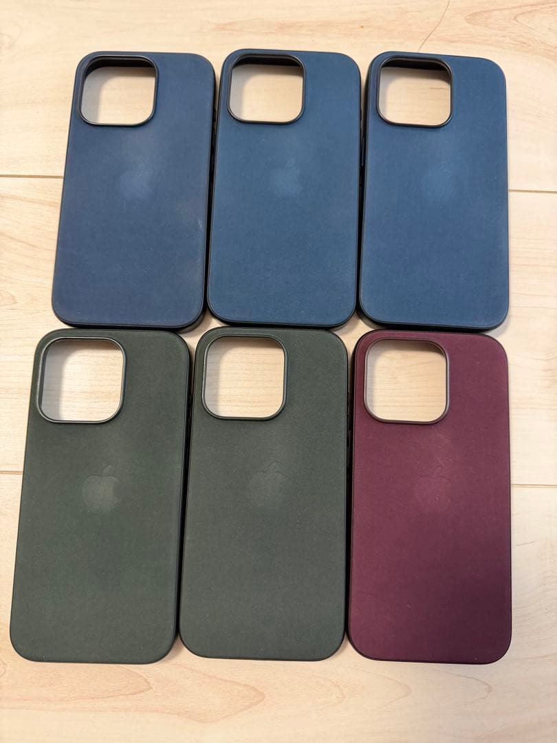 iPhone15proファインウーブンケース　Apple純正