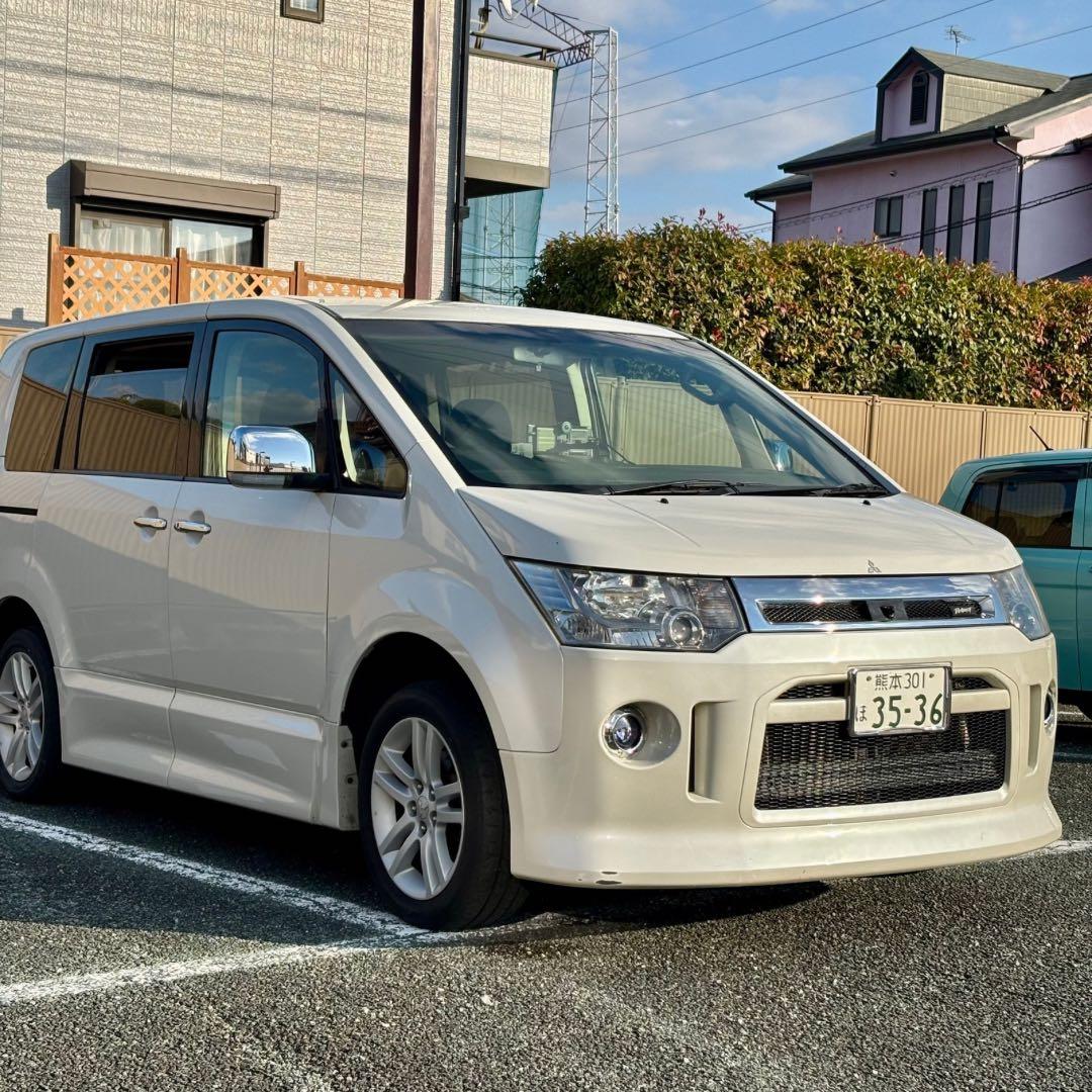 現車確認必須　三菱 デリカD:5｜8人乗り｜ヒッチメンバー付｜車中泊OK