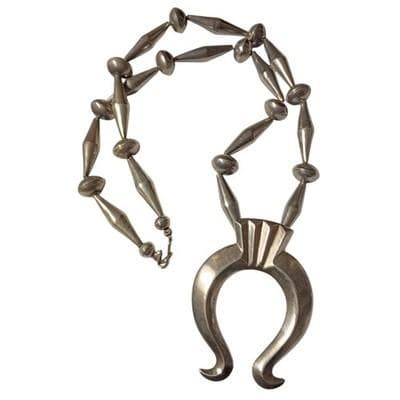 超希少 Navajo ナバホパール ロングネックレス インディアンジュエリー B