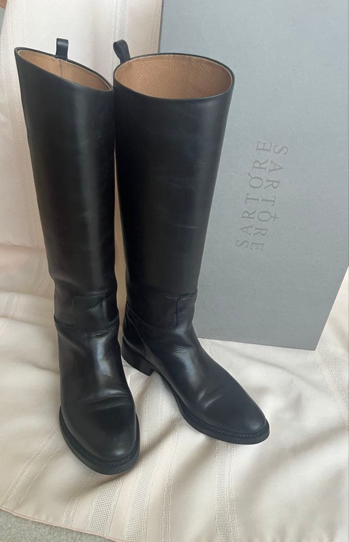 【SARTORE】ロングブーツ　ブラック