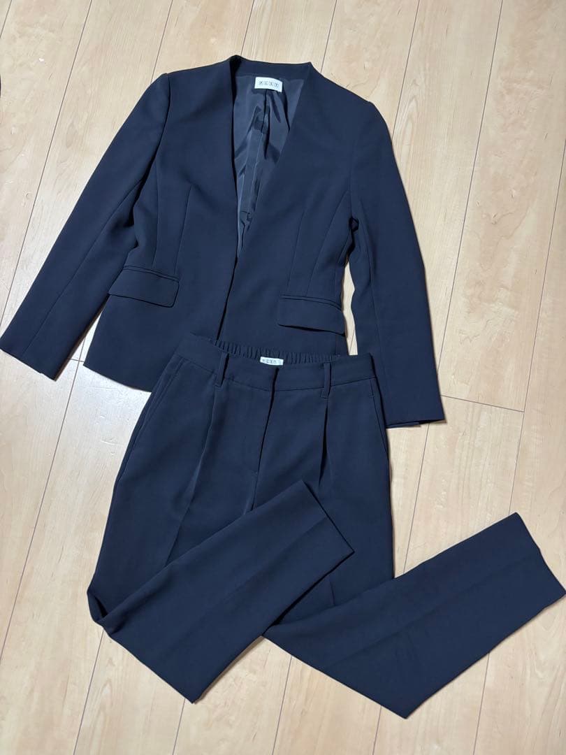 美品✨プラステ　2WAYストレッチカラーレスジャケット・テーパードパンツ