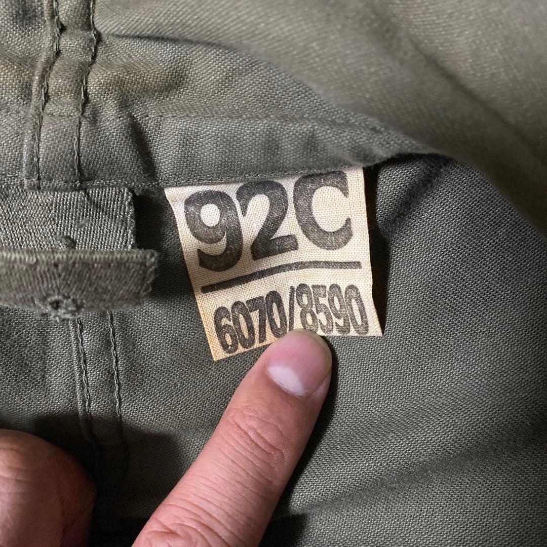 ビンテージ87年製フランス軍M-64パーカーフィールドパーカー　モッズコート