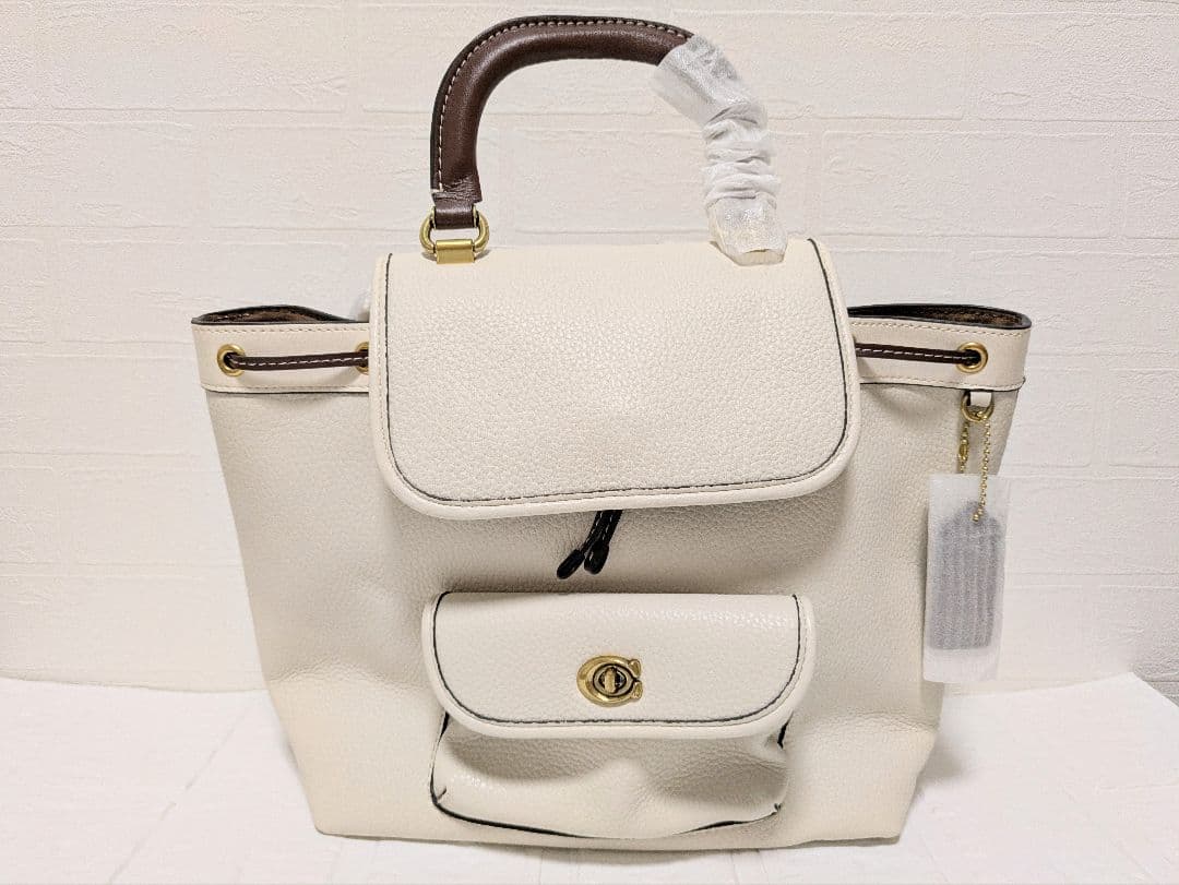 【新品未使用】COACH/コーチ リア バックパック カラーブロック CH588