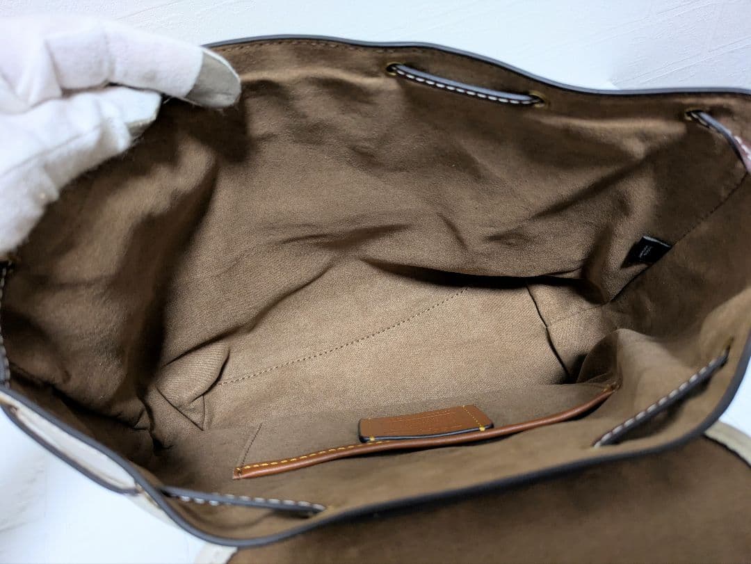 【新品未使用】COACH/コーチ リア バックパック カラーブロック CH588