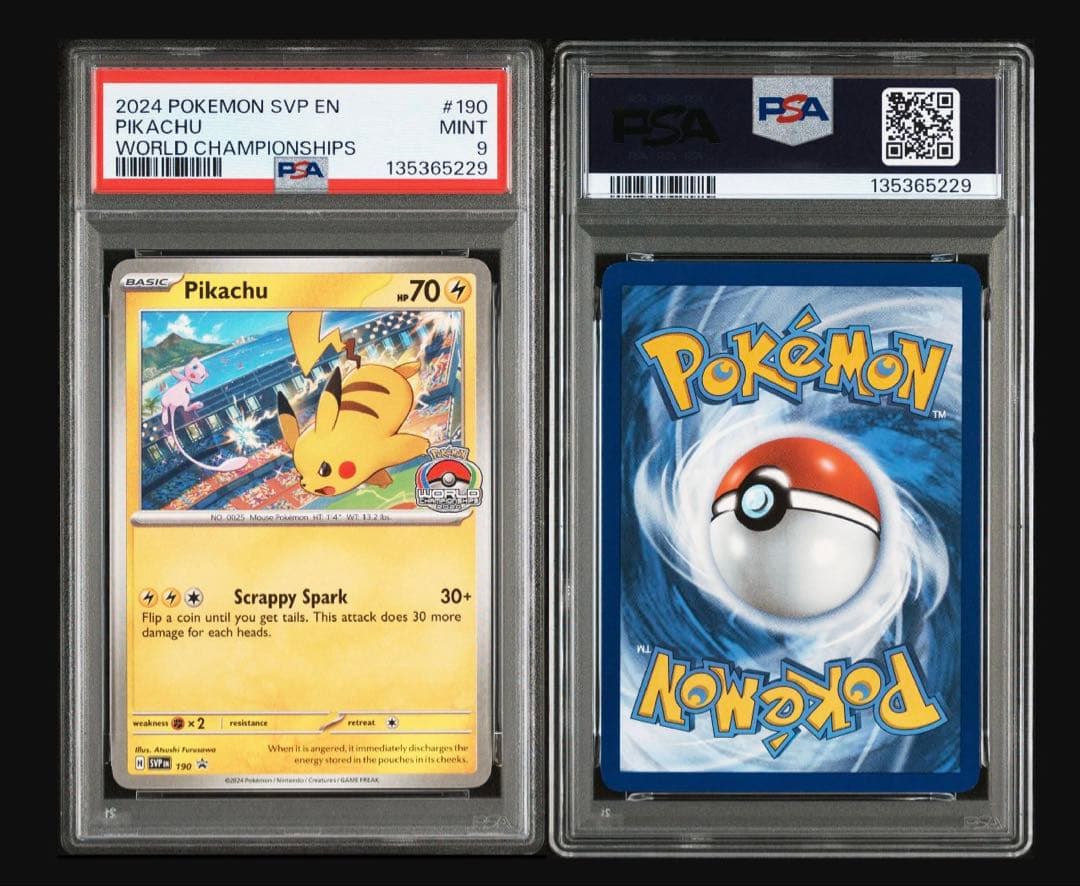 ピカチュウ プロモ ワールドチャンピオンシップ2024PSA9