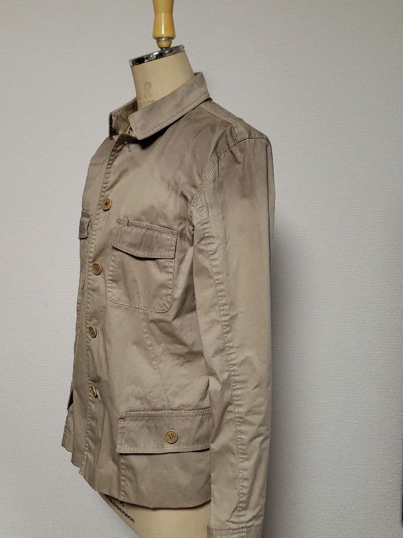 PRADAミリタリーダメージ仕上げアウター