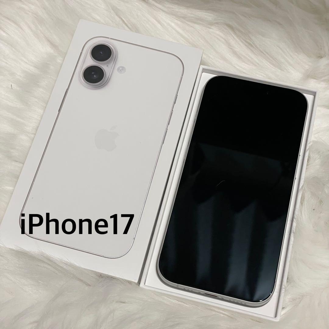 Apple iPhone17 ホワイト 本体　ほぼ未使用