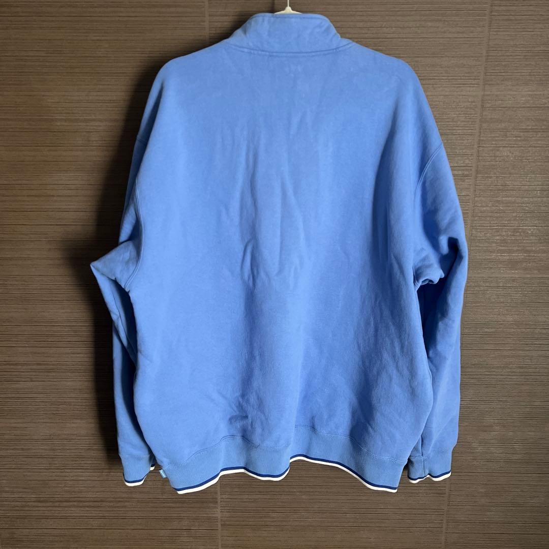 美品 Supreme Milano ハーフジップ プルオーバー ライトブルー