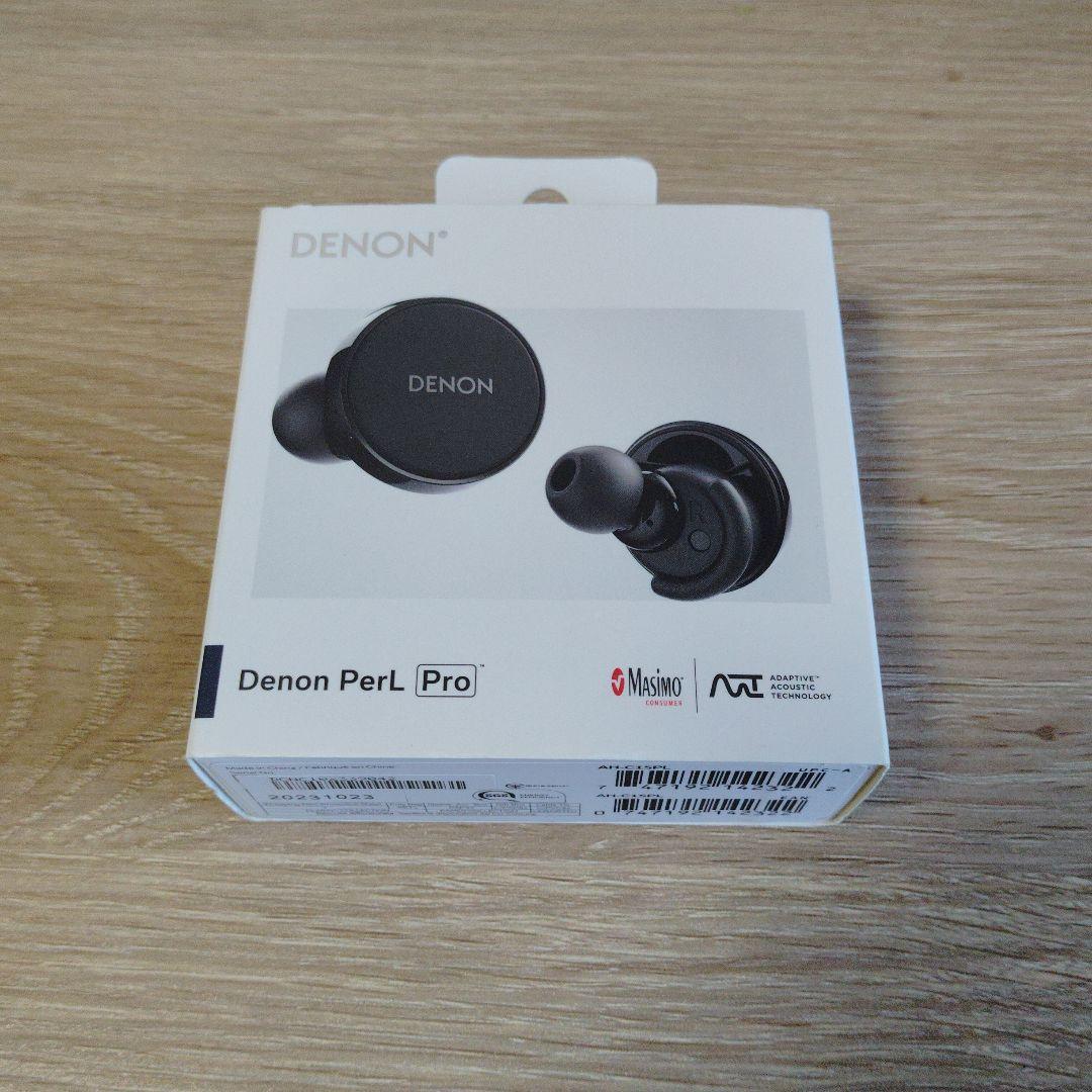 DENON PerL Pro ワイヤレスイヤホン ブラック