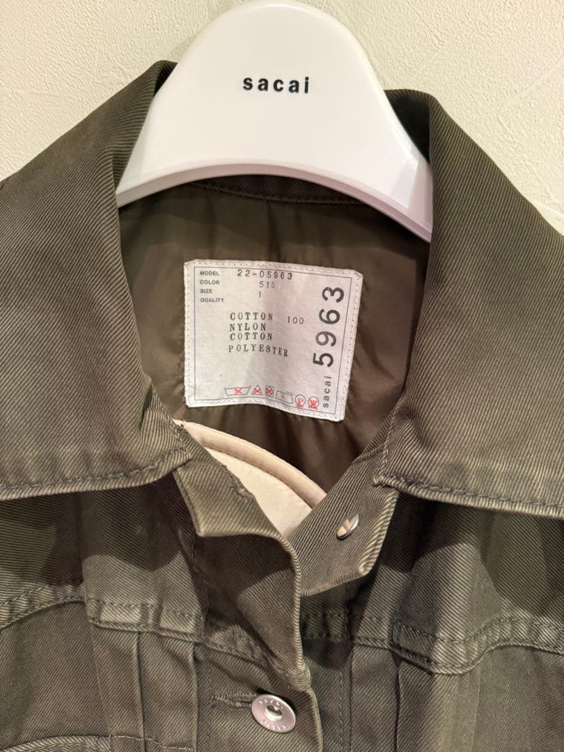 【即決OK値下不可】sacai ジャケット カーキ