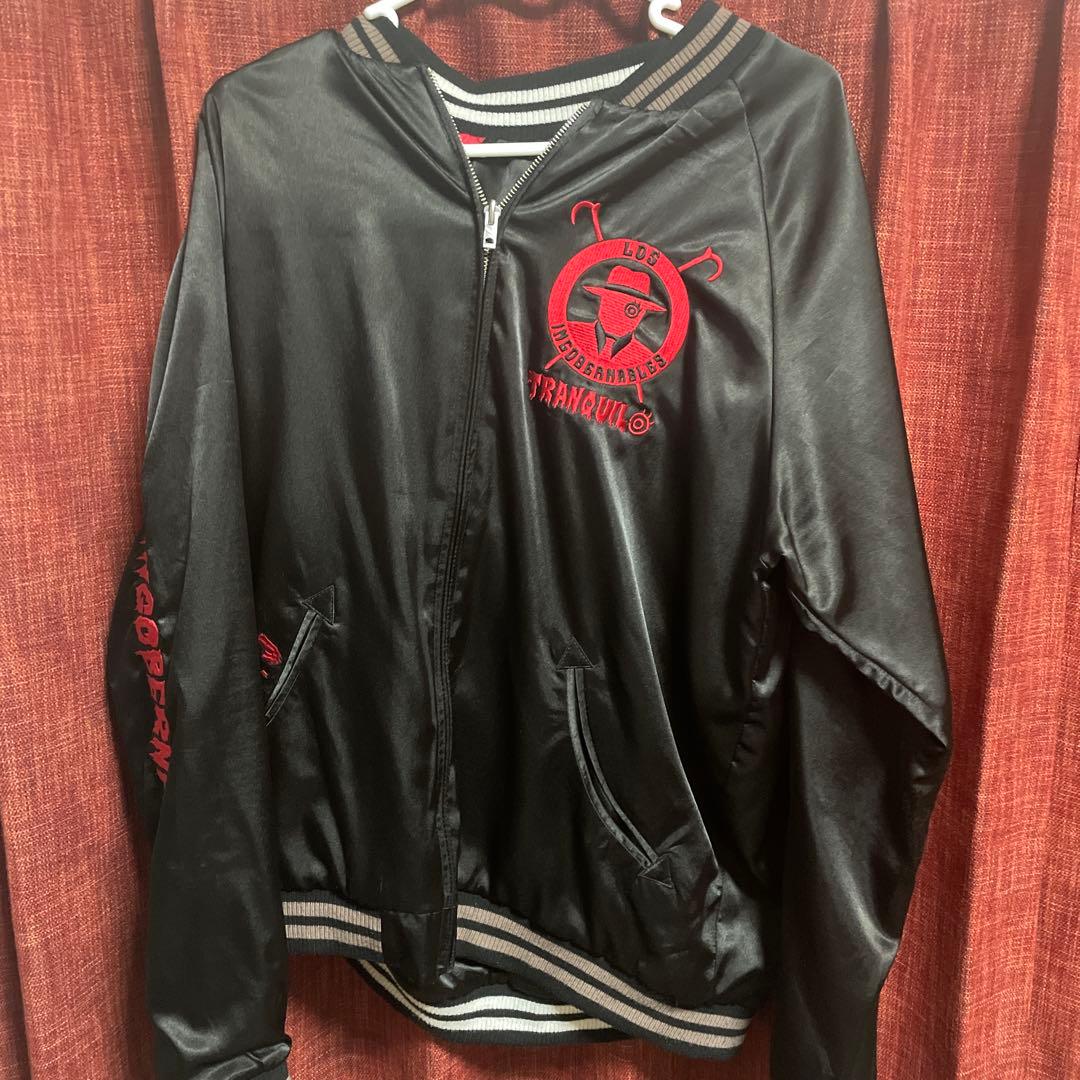 スカジャン ブラック サテン LOS INJOGERNABLES