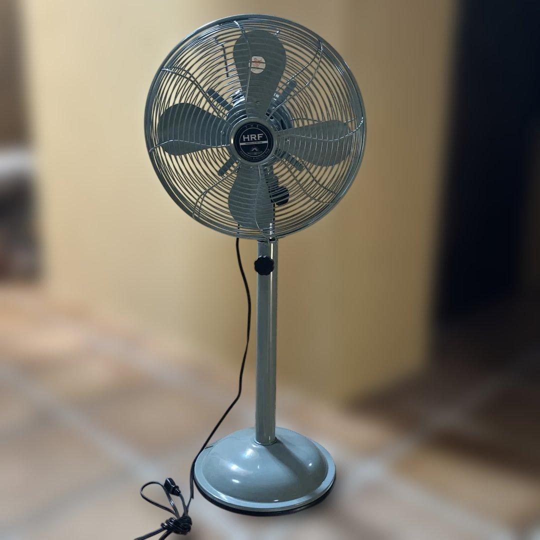 HERMOSA❤️レトロフロアファン 扇風機　アンティークブルー