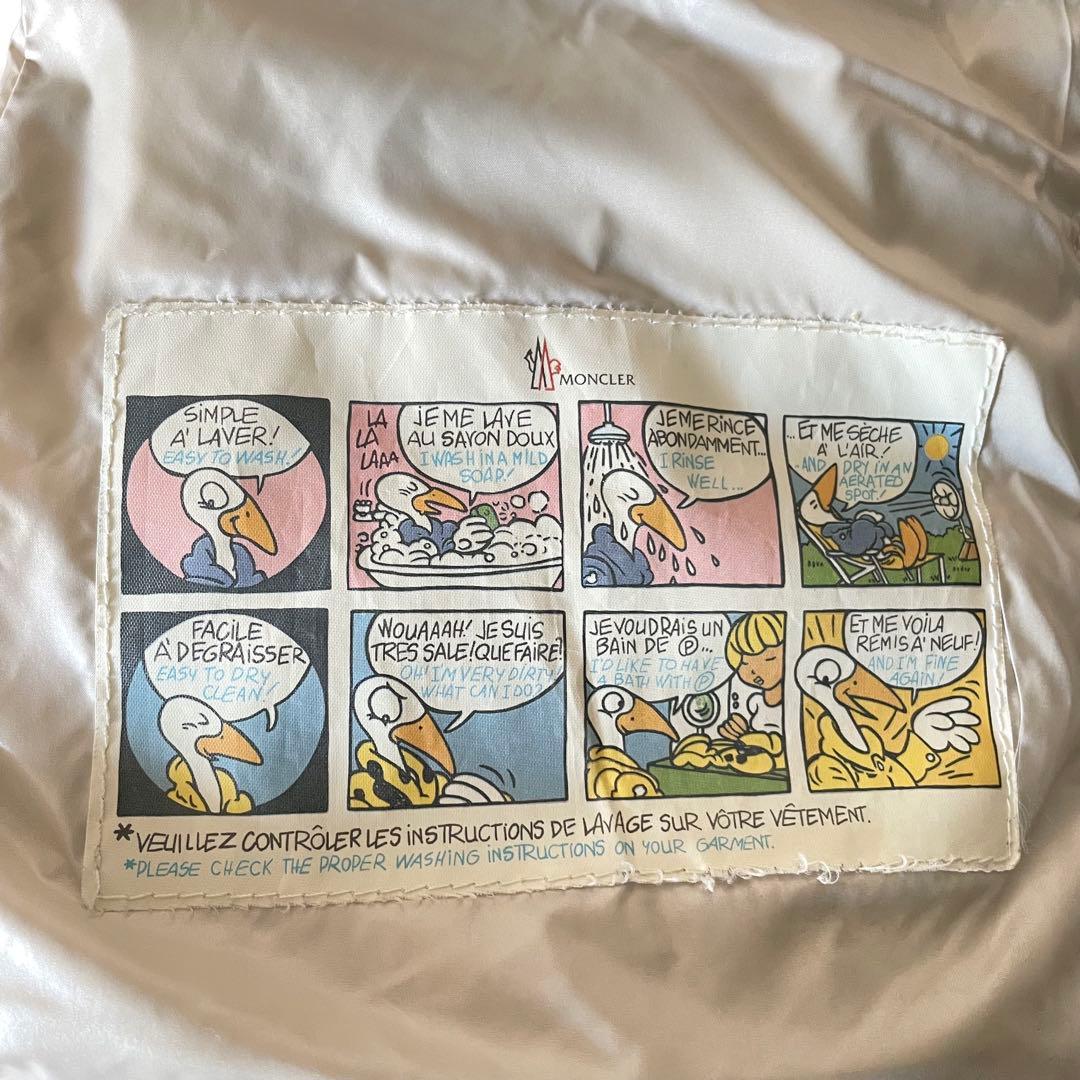 モンクレール　BADY ダウンジャケット　レディース　アイボリー系　2