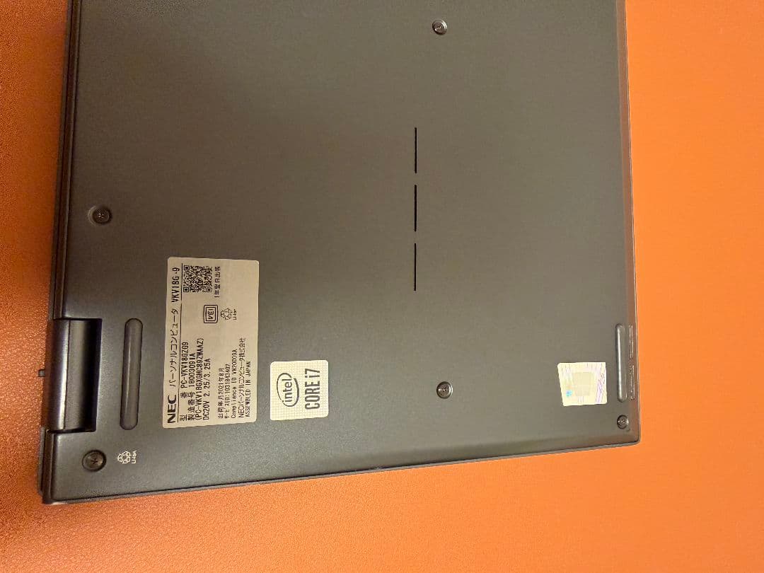 Windowsノート本体 NECVKV18GZG9 i7-10510U 16G-1TB (14)