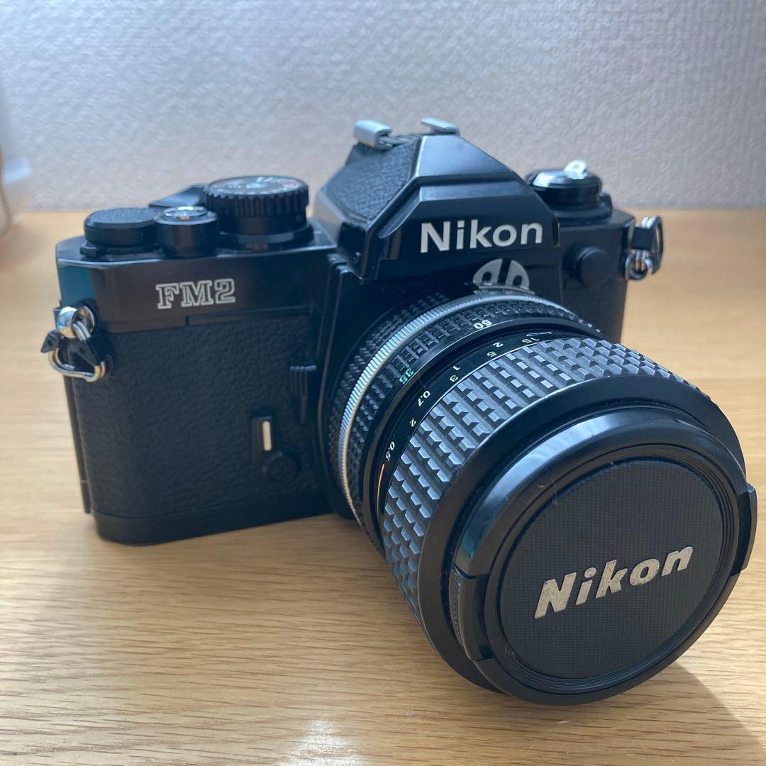 Nikon FM2 フィルム一眼レフカメラ 35-70mmレンズ付き