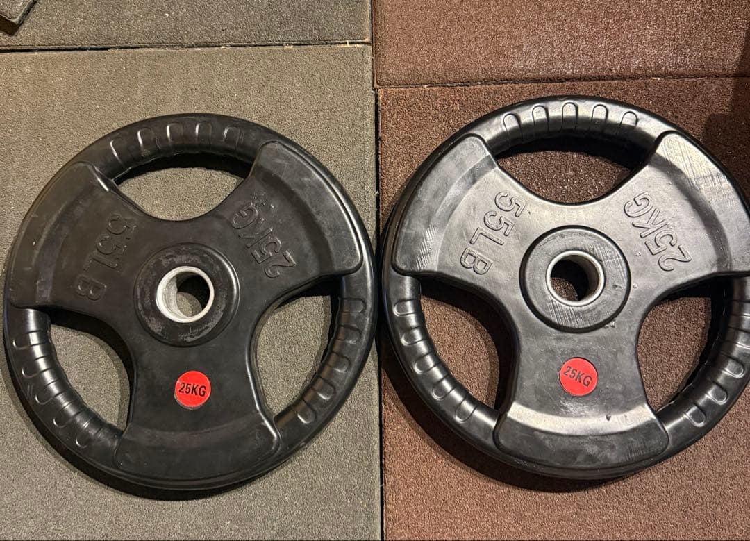 オリンピックプレート　25kg 2枚セット