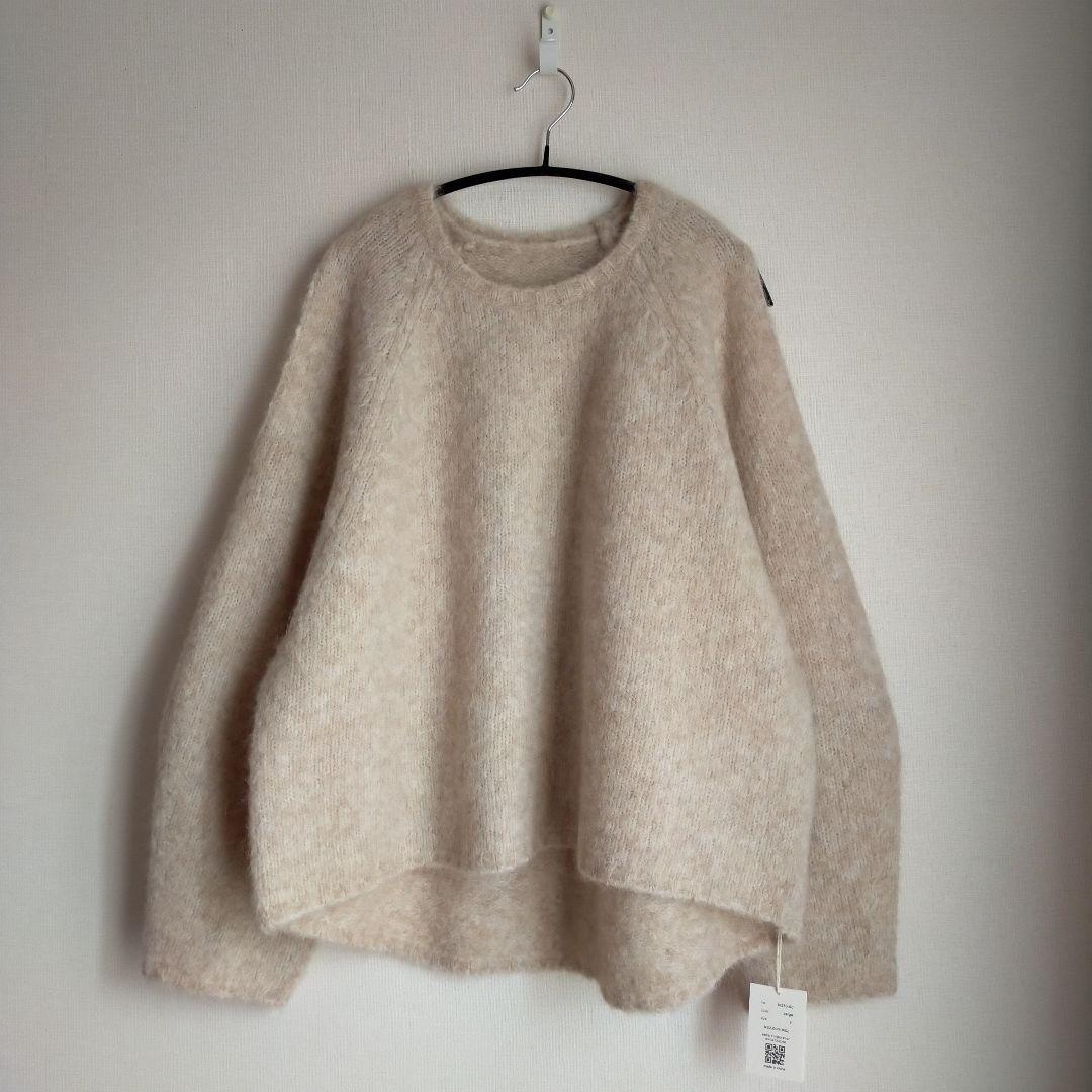 新品未使用 louren アルパカニットプルオーバー lo253-90