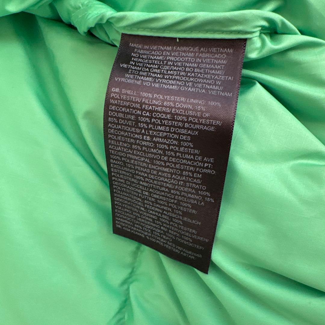 THE NORTH FACE ライトグリーン ダウンジャケット XS 700