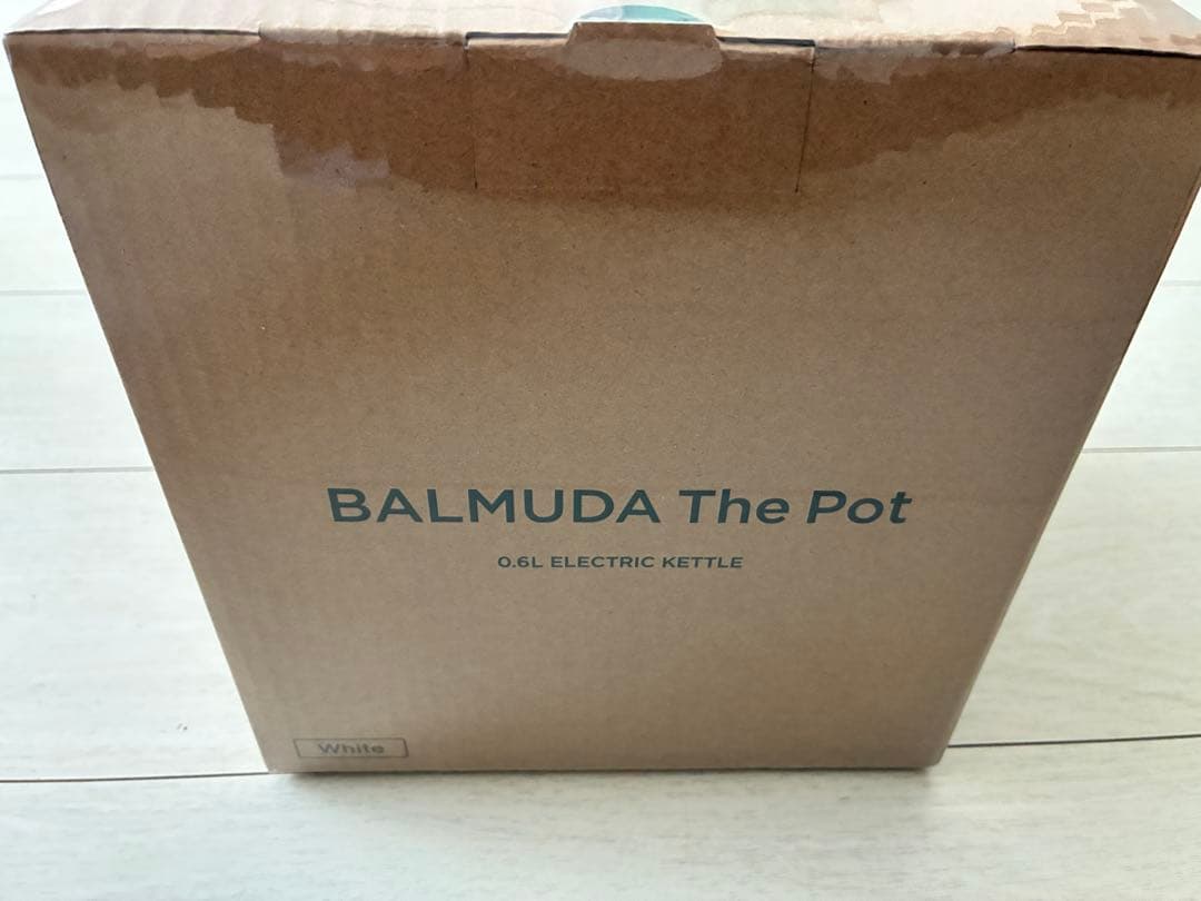 【旧型モデル】バルミューダ ザ・ポット｜電気ケトル ホワイト K07A-WH