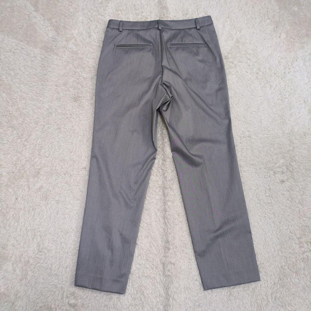 23区　スーピマシャンブレー　パンツスーツ　セットアップ　グレー　大きいサイズ