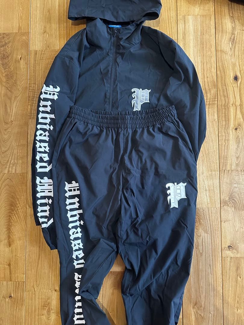 PHATRNK フルジップ ナイロンジャケット M ブラック