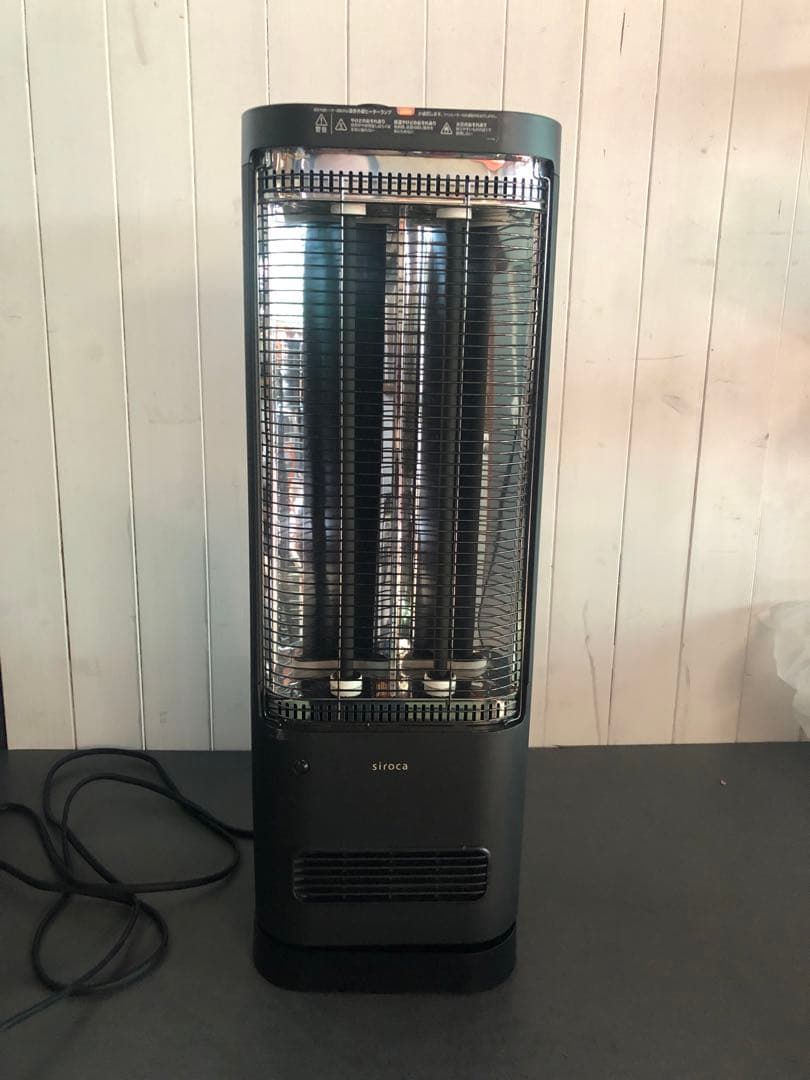 siroca足元ファンヒーター付き 遠赤外線暖房機 （中古品）