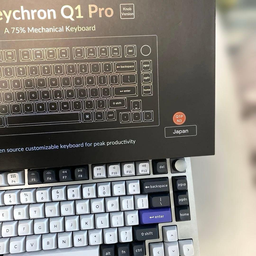 Keychron Q1 Pro メカニカル茶軸 美品