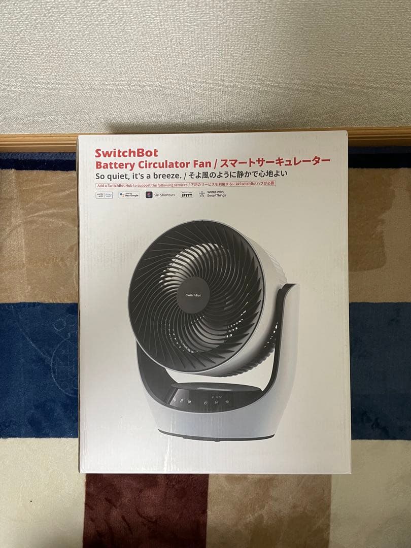 switchbot コードレスバッテリー式サーキュレーター