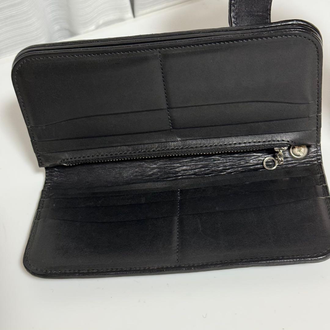 ⭐️極美品⭐️　KC’s　クロコダイル　貴石　長財布　ブラック　ユニセックス