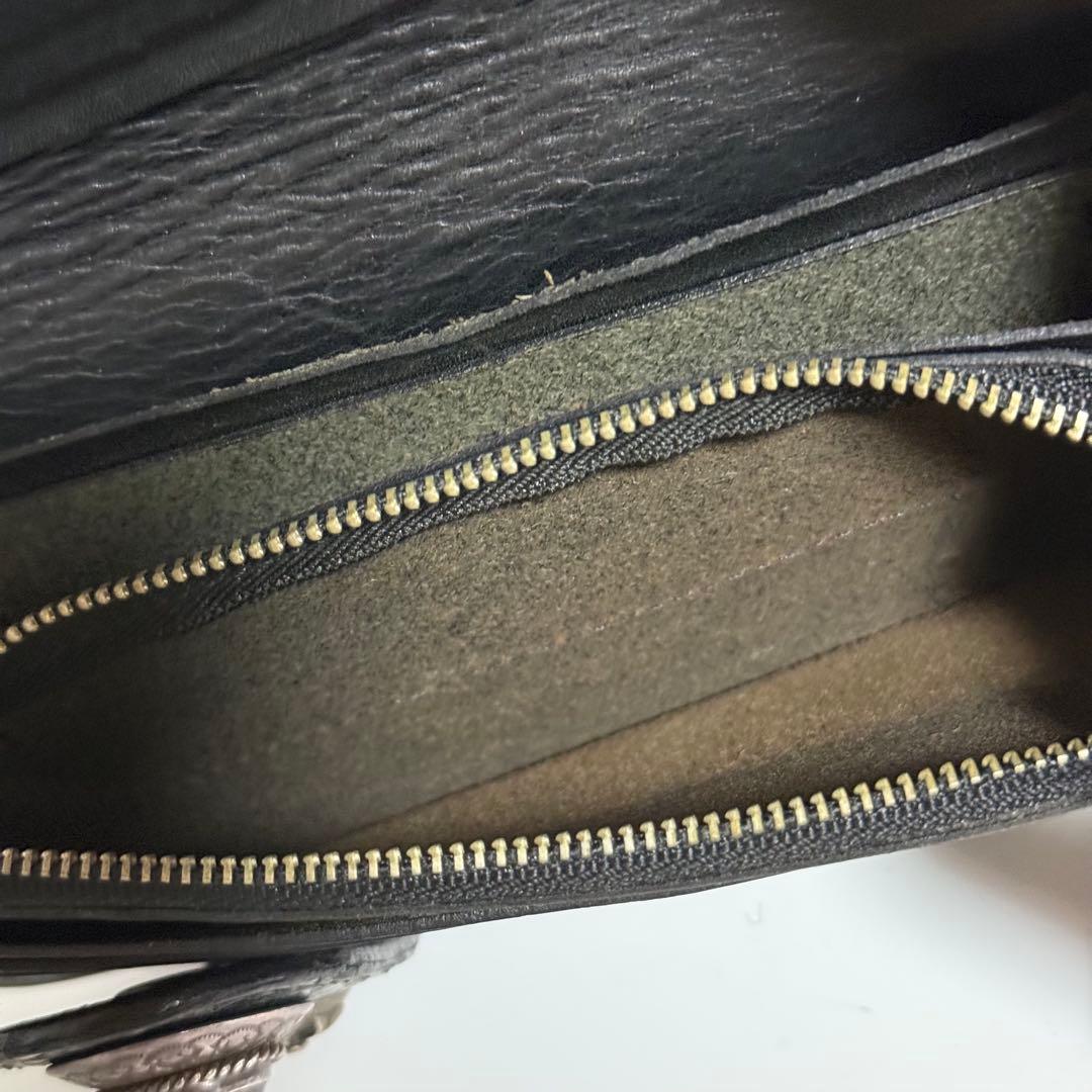 ⭐️極美品⭐️　KC’s　クロコダイル　貴石　長財布　ブラック　ユニセックス