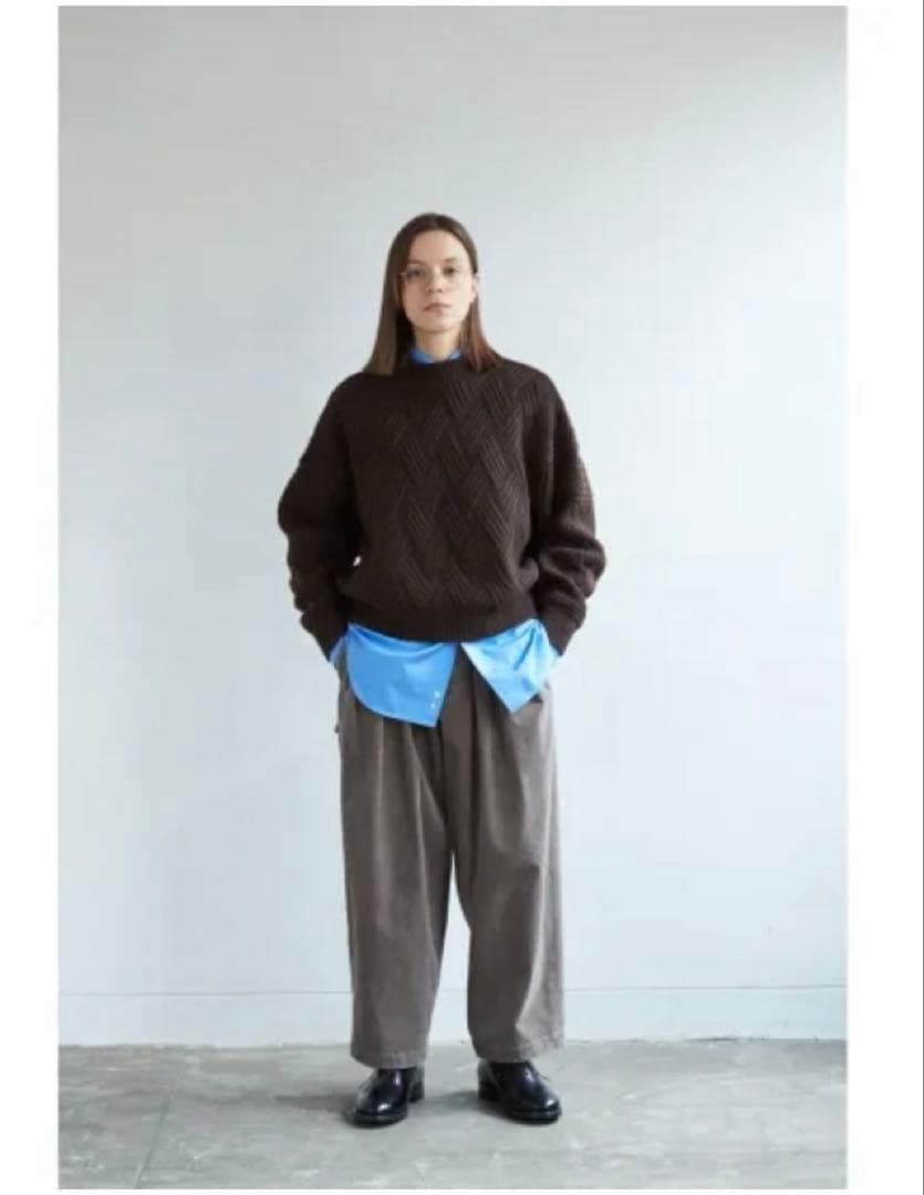 トップス YASHIKI 21AW Ochiba Knit