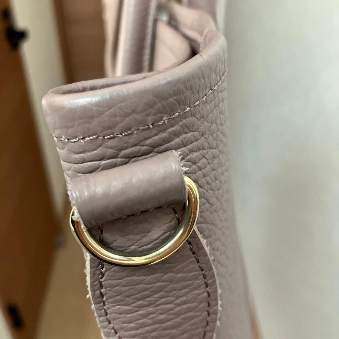 YOUNG & OLSEN レザートートバッグ　ダスティピンク