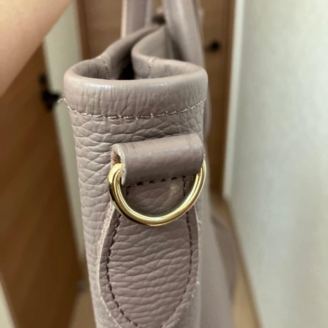 YOUNG & OLSEN レザートートバッグ　ダスティピンク