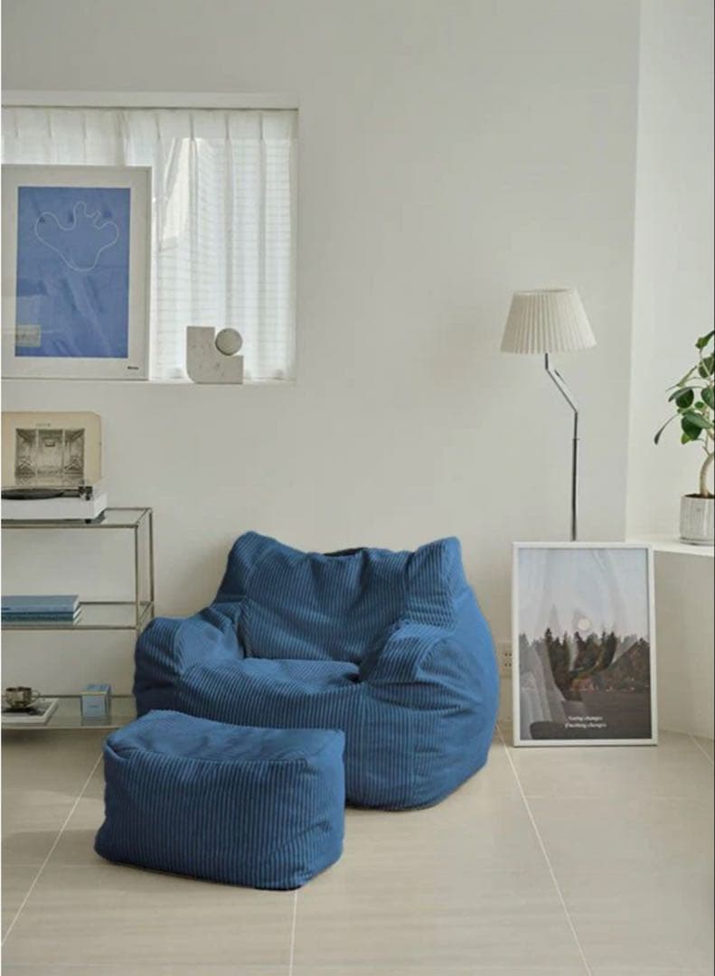 LOOSY 1人掛けビーズソファ Navy