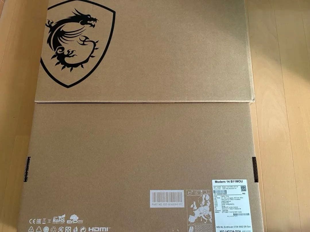 MSI ノートPC Modern 14 B11MOU-2417 JP