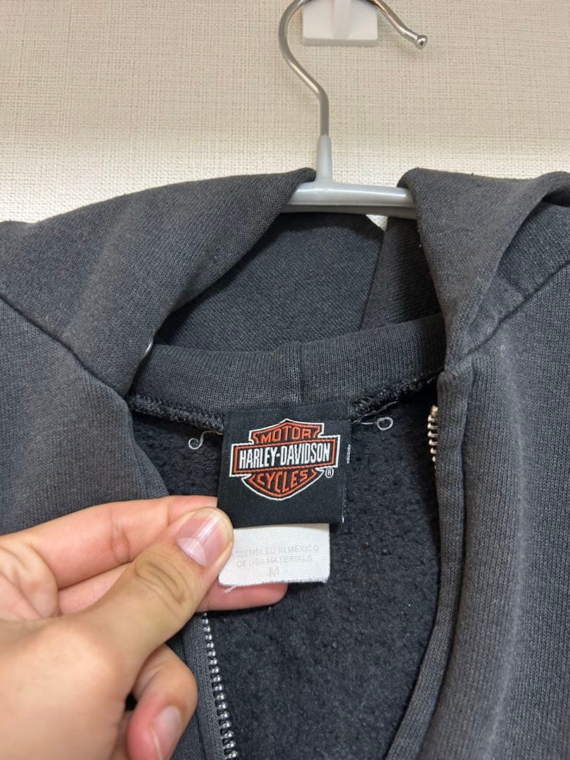 Harley-Davidson フルジップパーカー ブラック