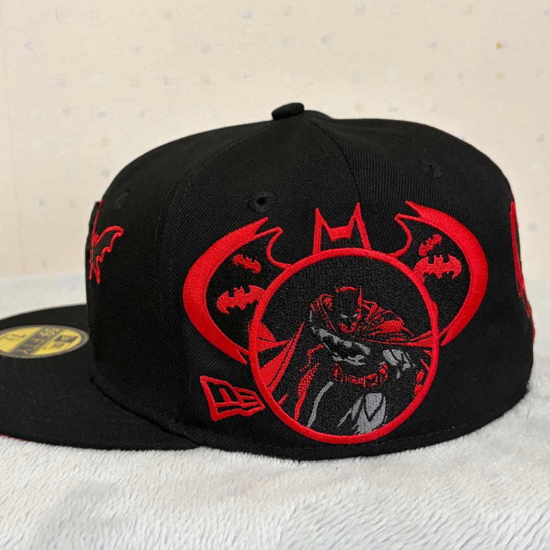 【未使用】海外限定 59FIFTY NY BATMAN 蝙蝠カスタム 7 1/2