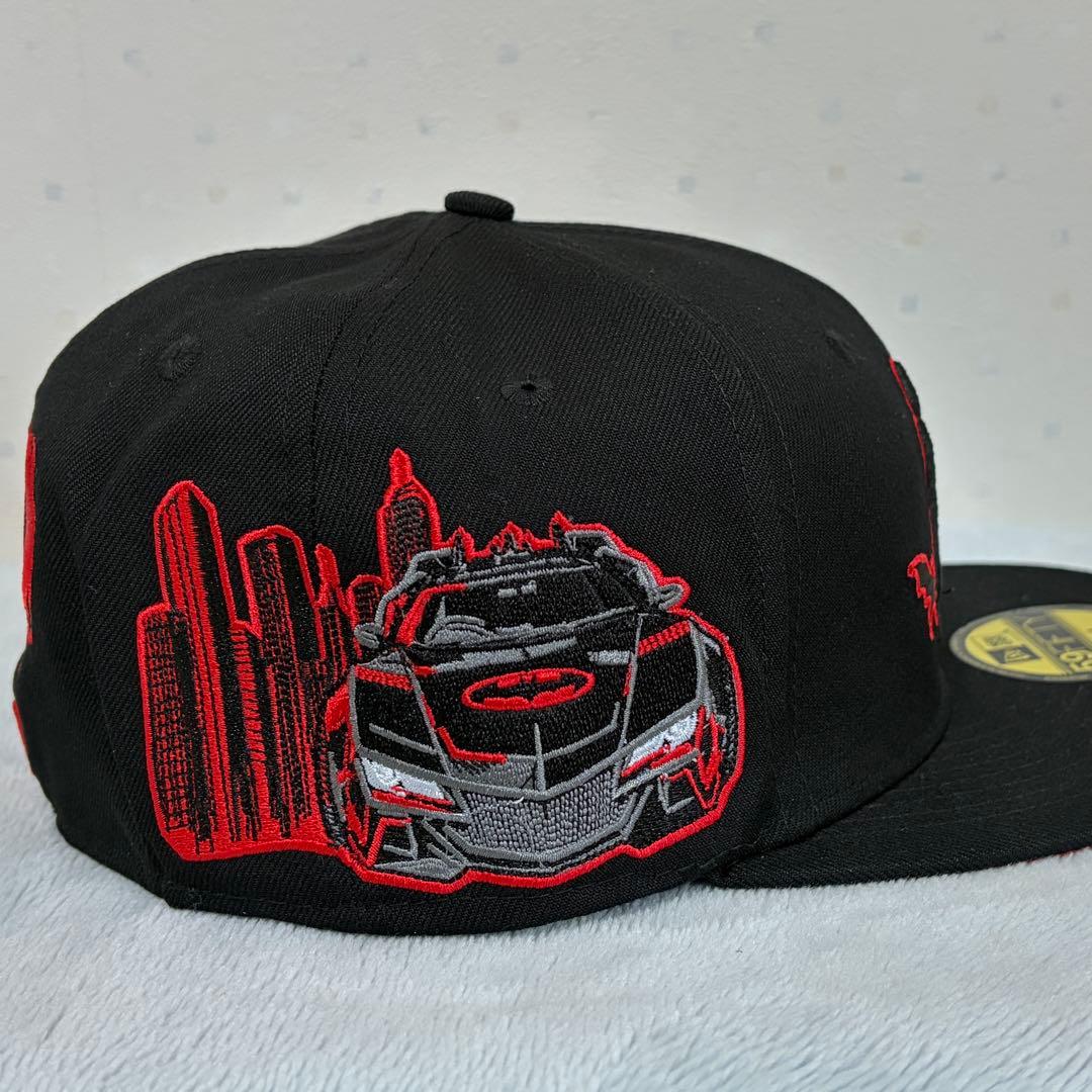 【未使用】海外限定 59FIFTY NY BATMAN 蝙蝠カスタム 7 1/2