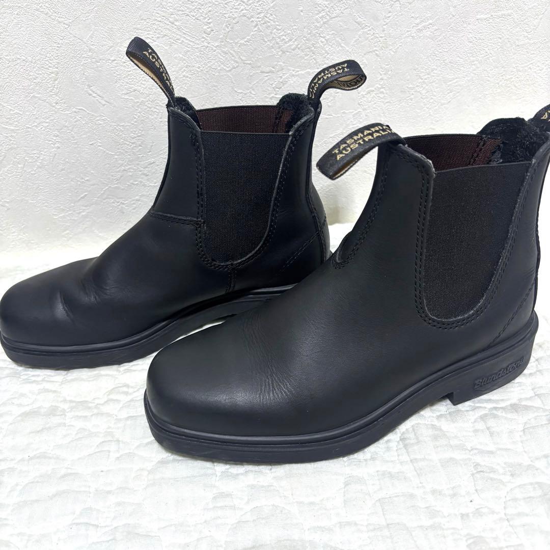 【美品 人気】Blundstone サイドゴアブーツ UK3 ブラック レザー
