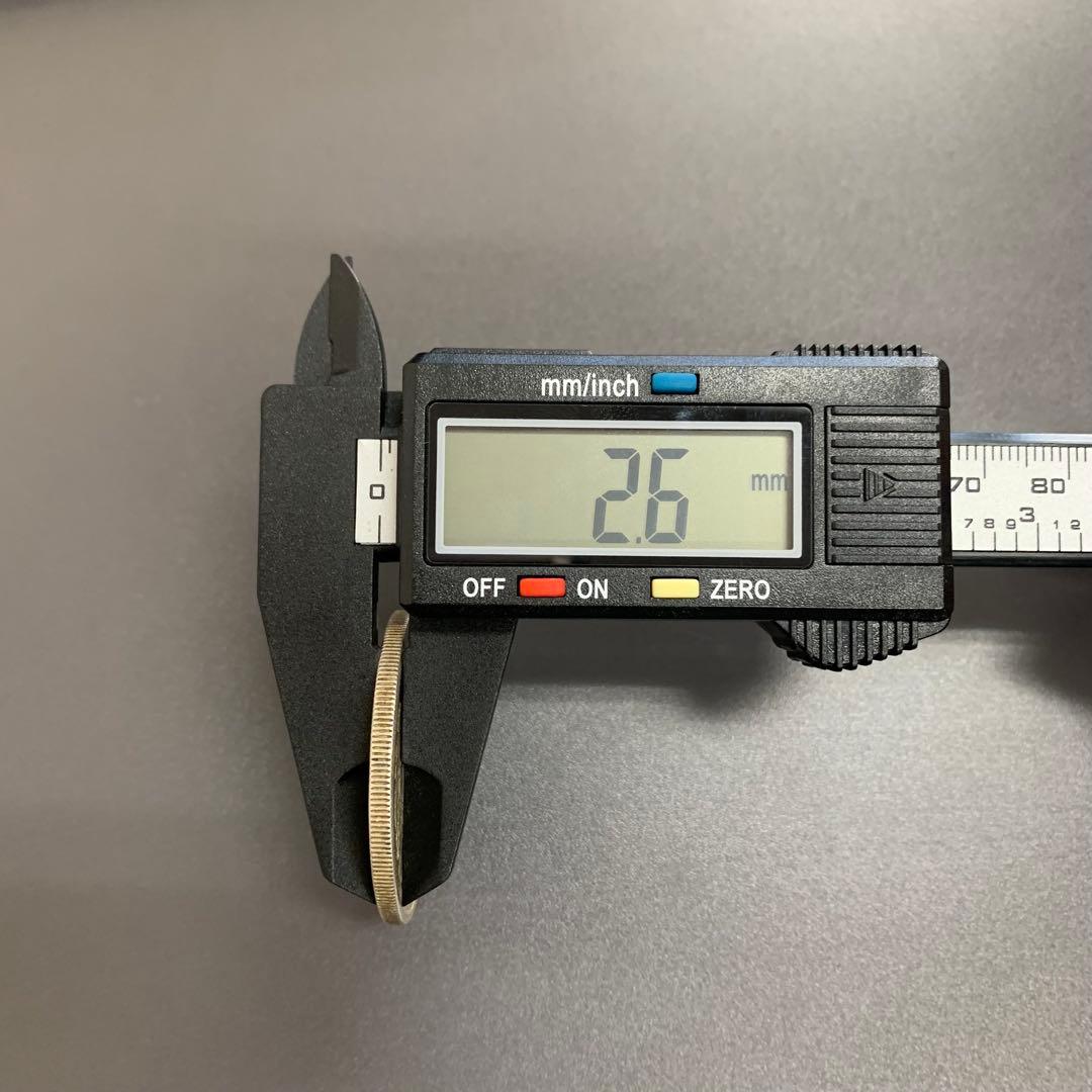 新一圓銀貨　小型　明治25年　26g