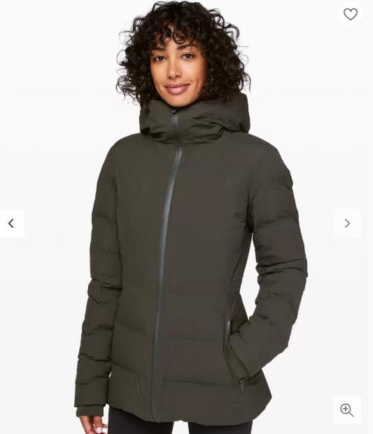 美品✨Lululemon Sleet Street ジャケット ダウン カーキ