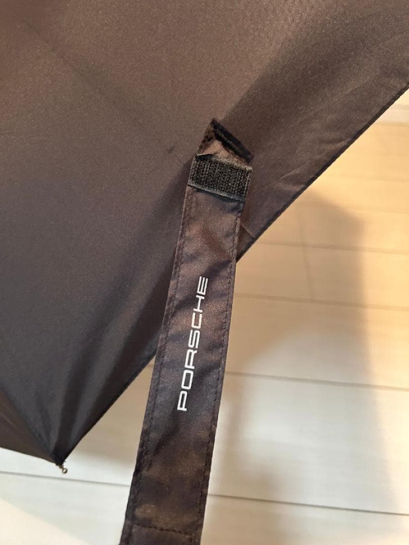 PORSCHE BLACK【傘】UMBRELLA 折り畳み　黒