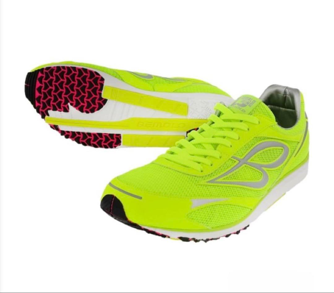 完売　ビモロシューズ　蛍光イエロー　ネオンイエロー　24.5cm