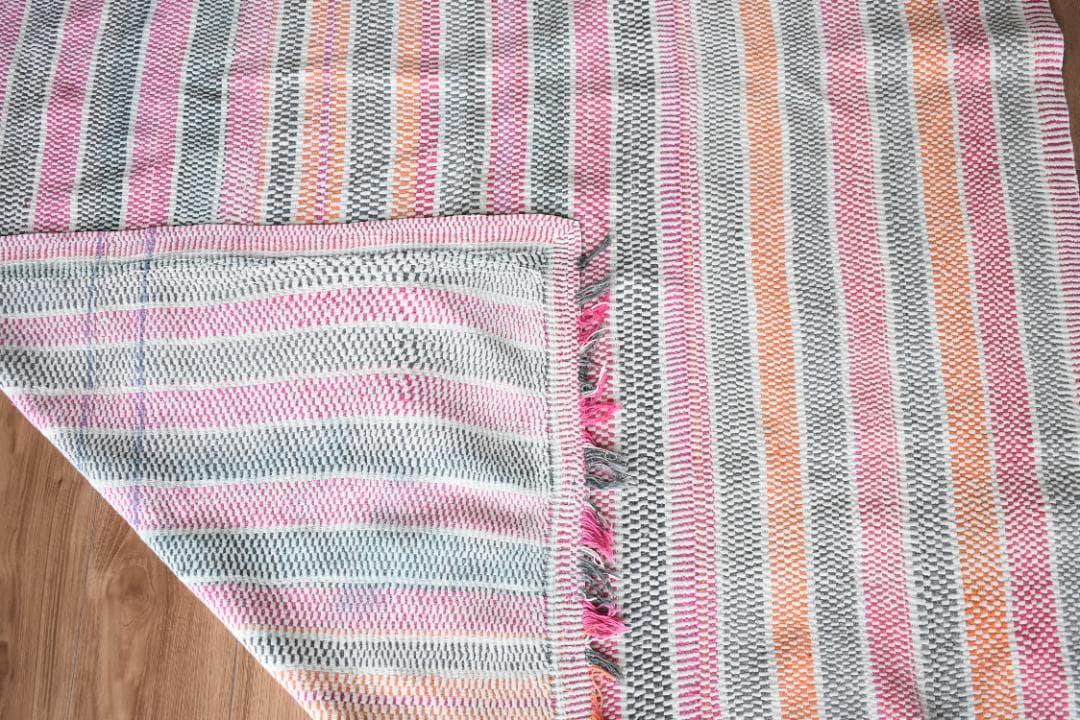 【寒波SALE】オールハンドメイドのセミアンティークカンタキルト＜C＞