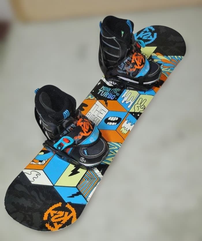 K2 MINI TURBO 90 　キッズ用　スノーボード 3点セット