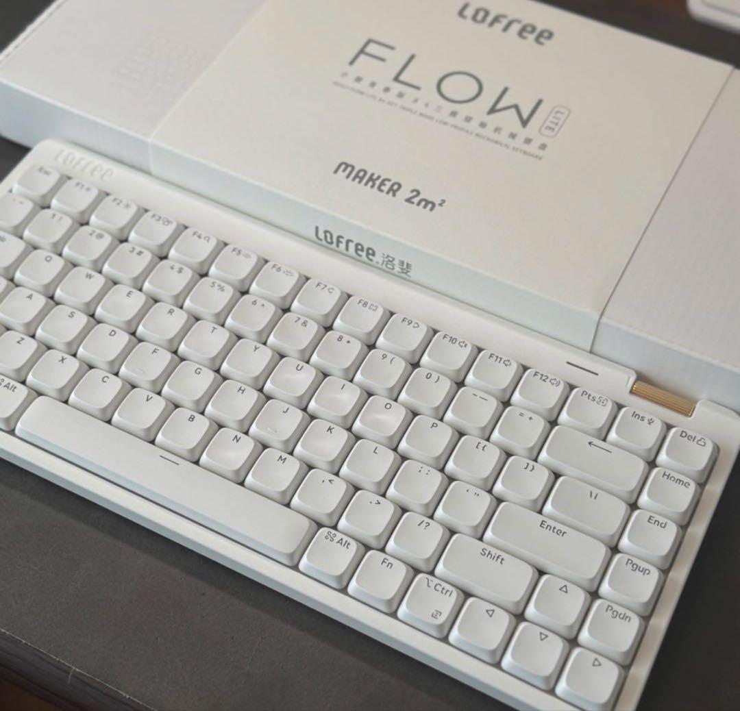 【美品】 Lofree FLOW Lite 84キー ホワイト